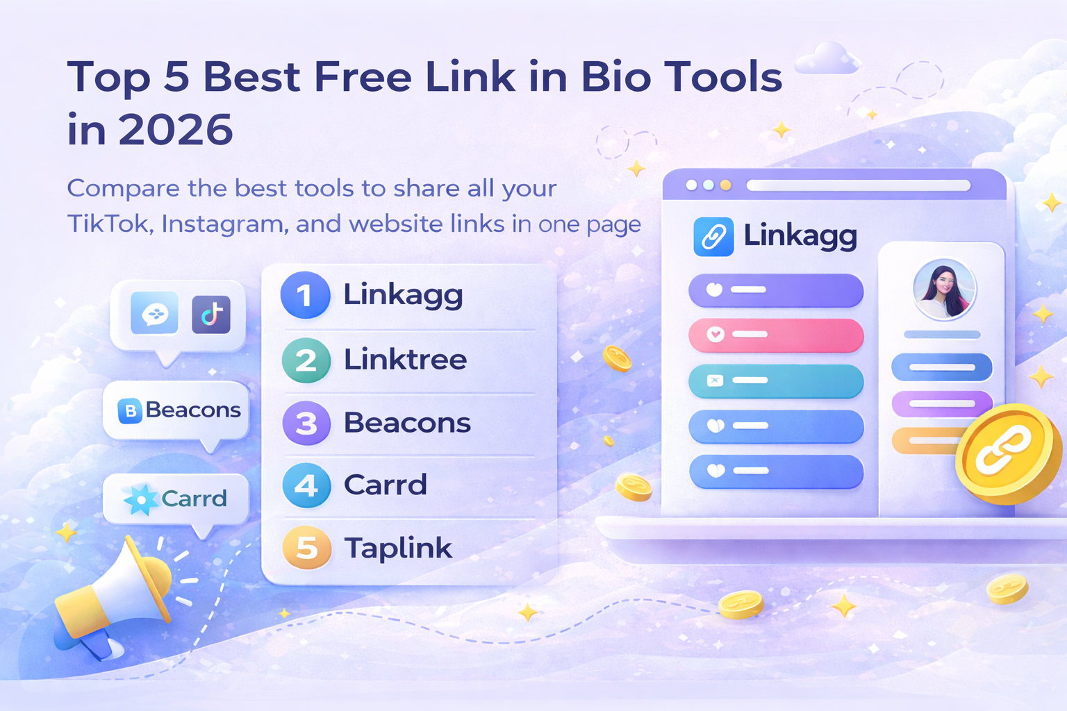 Top 5 Best Free Link in Bio Tools in 2026