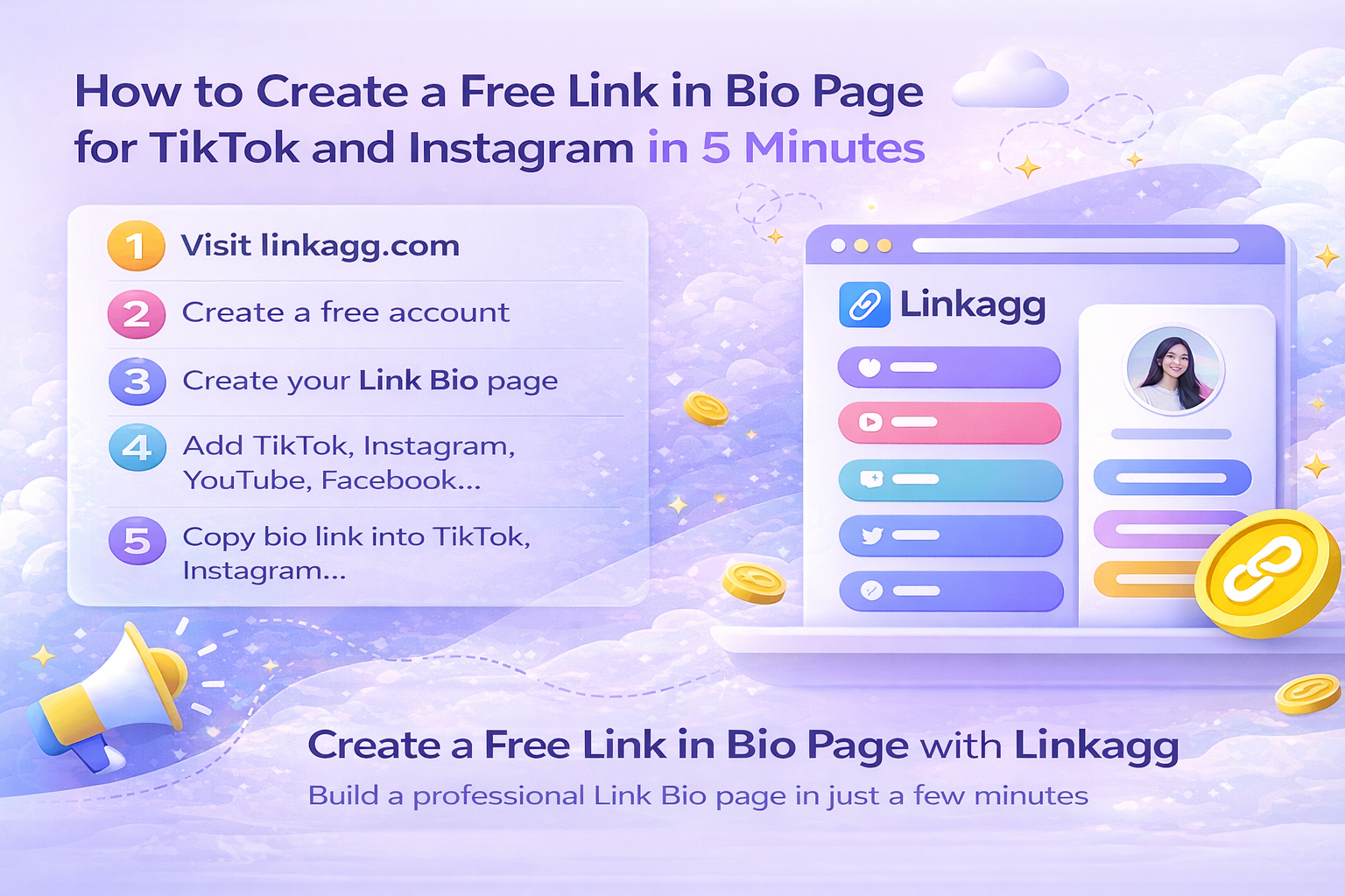 How to Create a Free Link in Bio Page for TikTok and Instagram