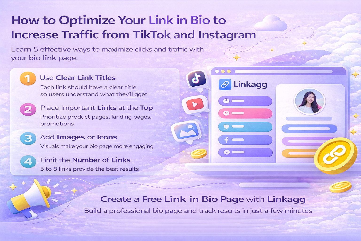 How to Optimize Your Link in Bio to Increase Traffic from TikTok and Instagram