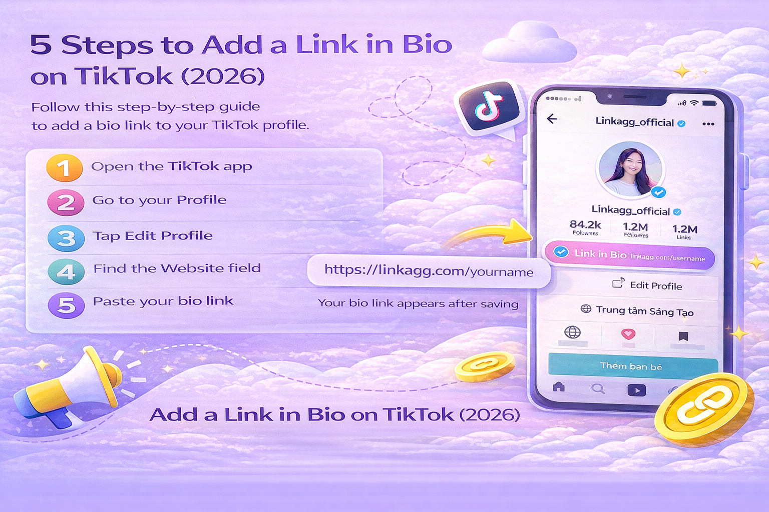 How to Add a Link in Bio on TikTok (Step-by-Step Guide 2026)