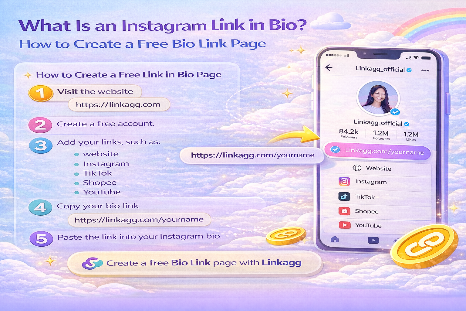 What Is an Instagram Link in Bio? How to Create a Free Bio Link Page