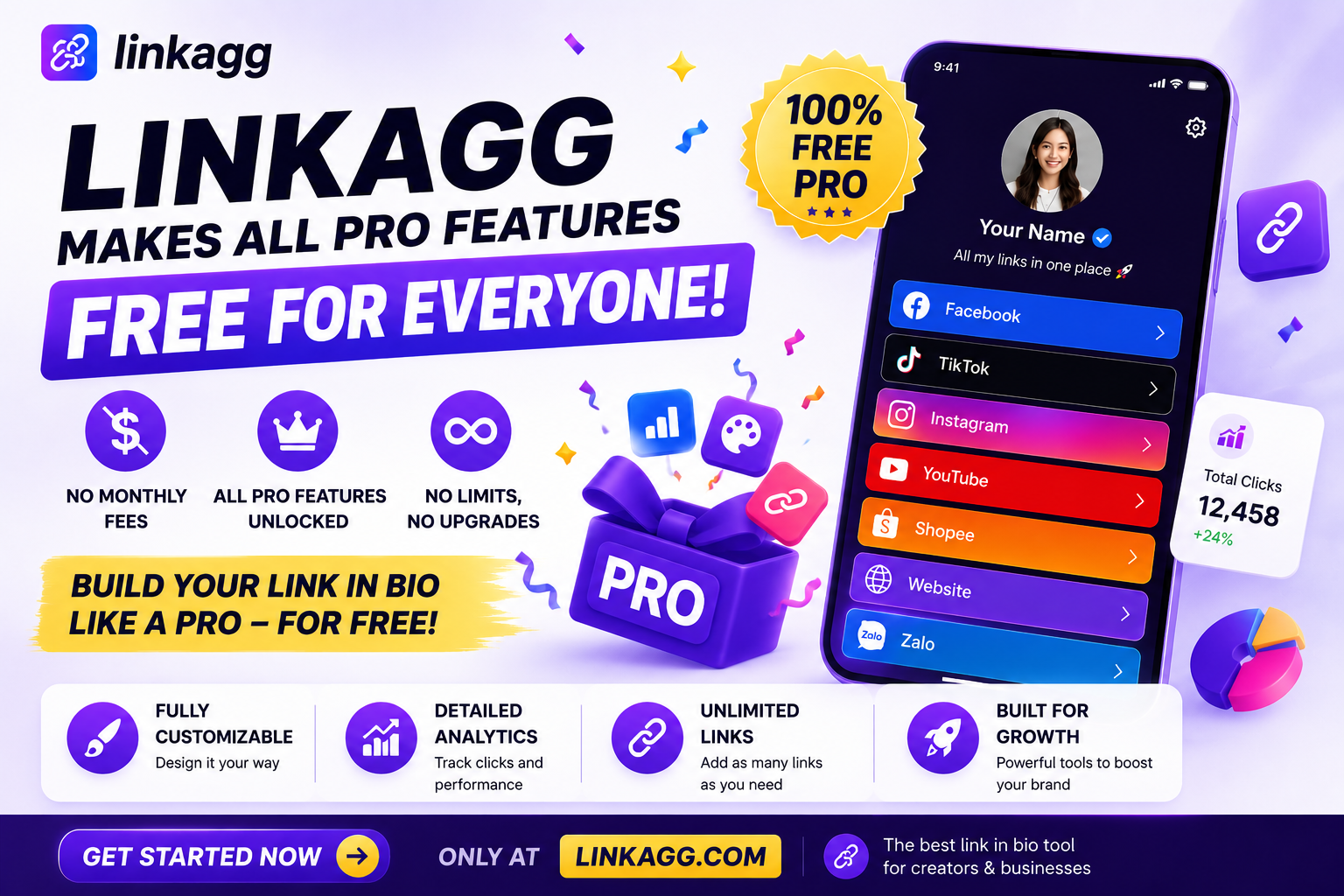 Linkagg Officially Makes All Pro Features Free for Everyone